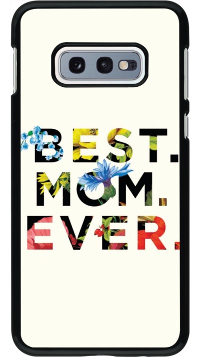 Coque Samsung Galaxy S10e - Mom 2023 best Mom ever flowers