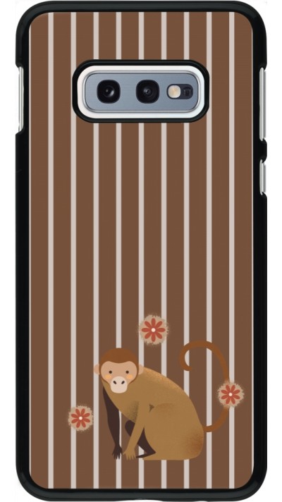 Samsung Galaxy S10e Case Hülle - Monkey with stripes Samsung Galaxy S10e Case Hülle - Monkey with stripes