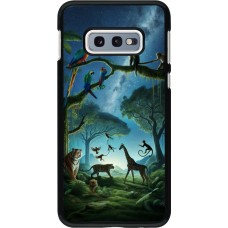 Samsung Galaxy S10e Case Hülle - Paradies der exotischen Tiere