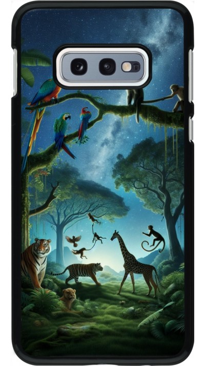 Samsung Galaxy S10e Case Hülle - Paradies der exotischen Tiere