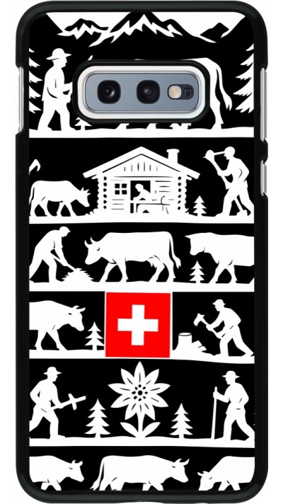 Coque Samsung Galaxy S10e - Poya Suisse 1 noir