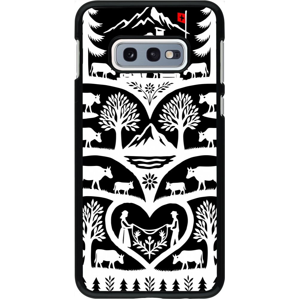 Coque Samsung Galaxy S10e - Poya Suisse 2 noir