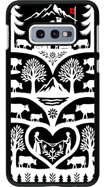 Coque Samsung Galaxy S10e - Poya Suisse 2 noir