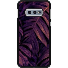 Samsung Galaxy S10e Case Hülle - Purple Light Leaves