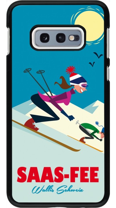 Coque Samsung Galaxy S10e - Saas-Fee Ski Downhill