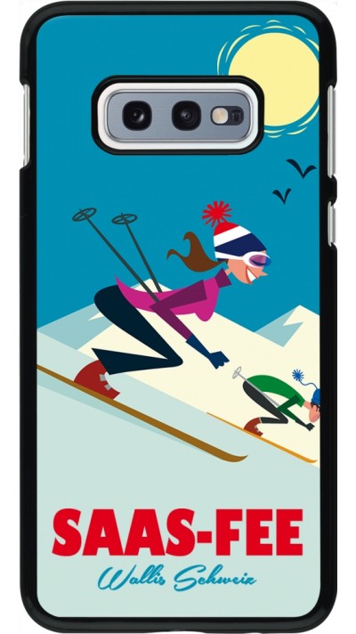 Samsung Galaxy S10e Case Hülle - Saas-Fee Ski Downhill