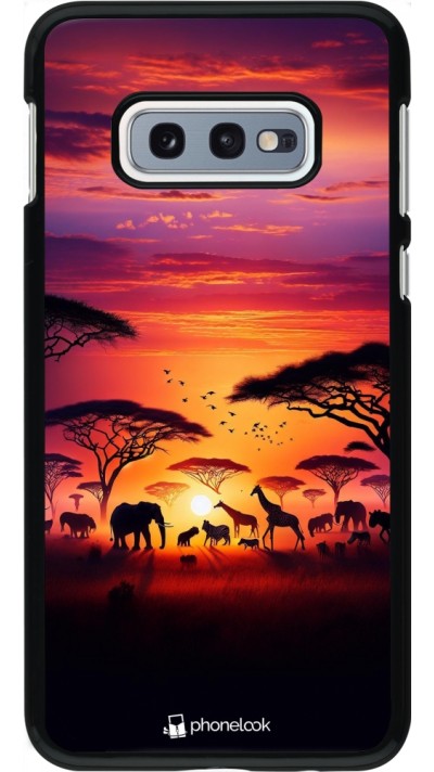 Coque Samsung Galaxy S10e - Safari sunset wildlife