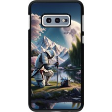 Samsung Galaxy S10e Case Hülle - Samurai Katana Mond