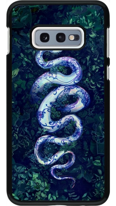 Samsung Galaxy S10e Case Hülle - Snake Blue Anaconda