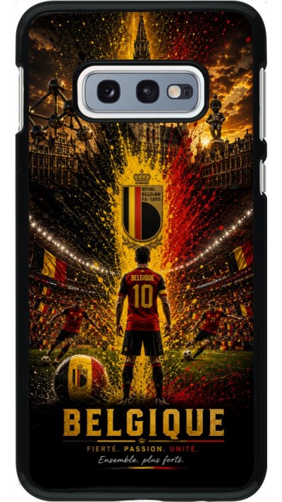 Coque Samsung Galaxy S10e - Football Belgique splash 2026