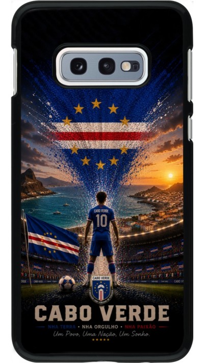 Coque Samsung Galaxy S10e - Football Cap-Vert splash 2026