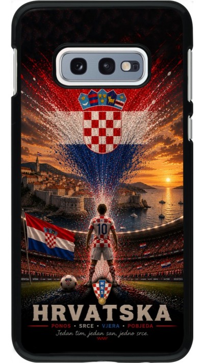 Coque Samsung Galaxy S10e - Football Croatie splash 2026