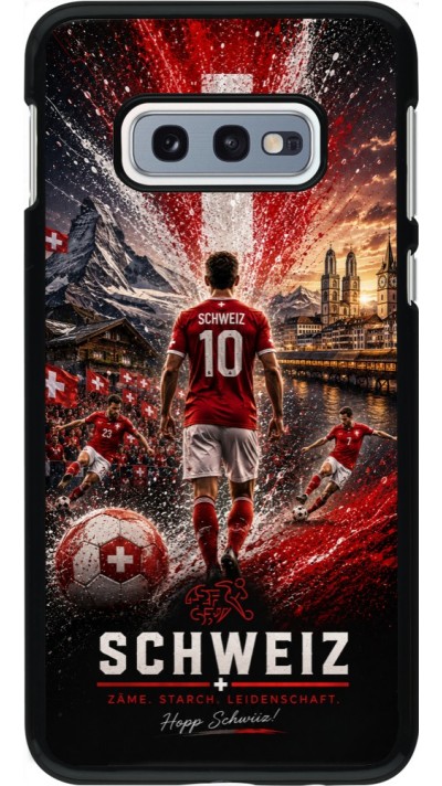 Coque Samsung Galaxy S10e - Football Schweiz splash 2026