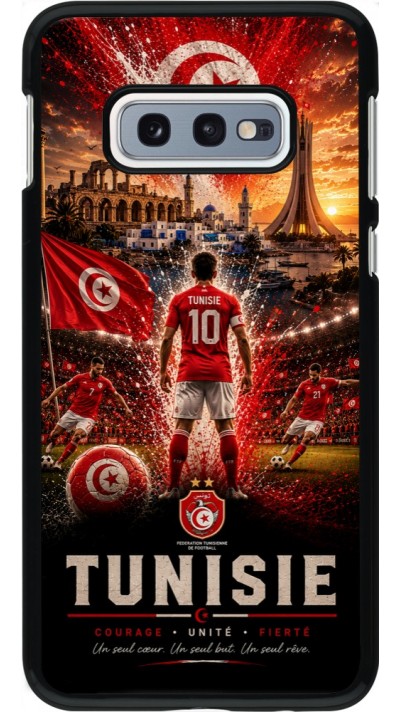 Coque Samsung Galaxy S10e - Football Tunisie splash 2026