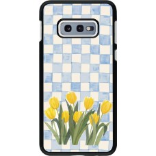 Coque Samsung Galaxy S10e - Blue vichy tulips Spring 2026