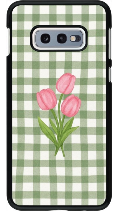 Samsung Galaxy S10e Case Hülle - Green vichy tulips Spring 2026