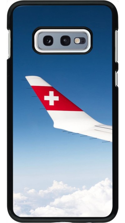 Samsung Galaxy S10e Case Hülle -  Schweizer Nationalfeiertag Sky Swiss Flag