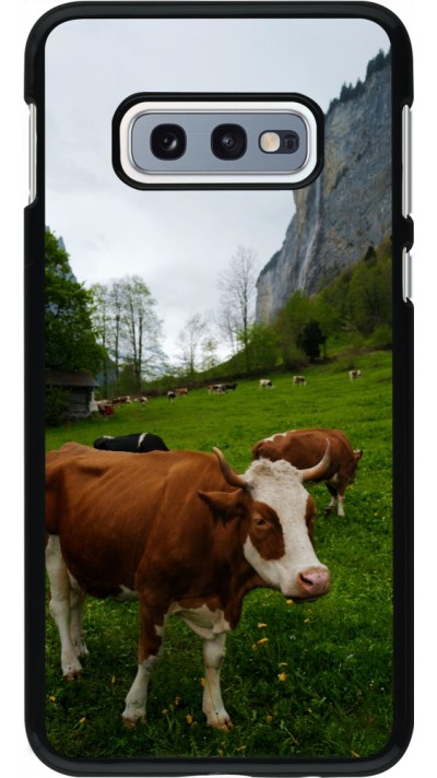 Samsung Galaxy S10e Case Hülle -  Nationalfeiertag Schweiz Kühe