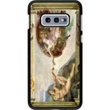 Coque Samsung Galaxy S10e - Tableau art - La Création d’Adam - Michel-Ange