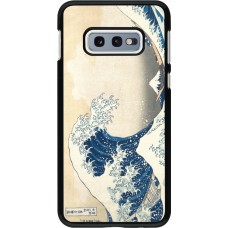 Coque Samsung Galaxy S10e - Tableau art - La Grande Vague de Kanagawa - Hokusai