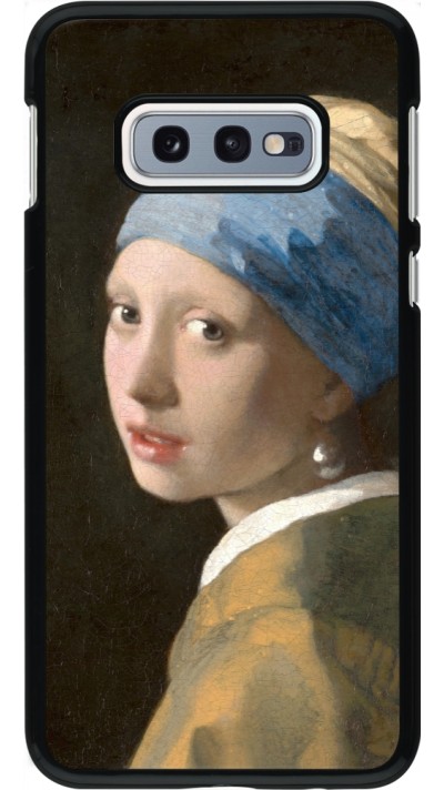 Coque Samsung Galaxy S10e - Tableau art - La Jeune fille à la perle - Johannes Vermeer