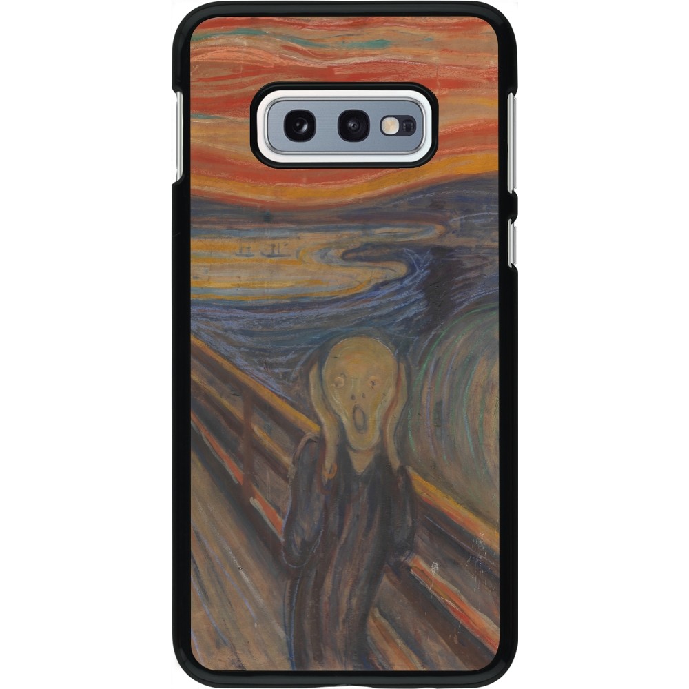 Coque Samsung Galaxy S10e - Tableau art - Le Cri - Edvard Munch