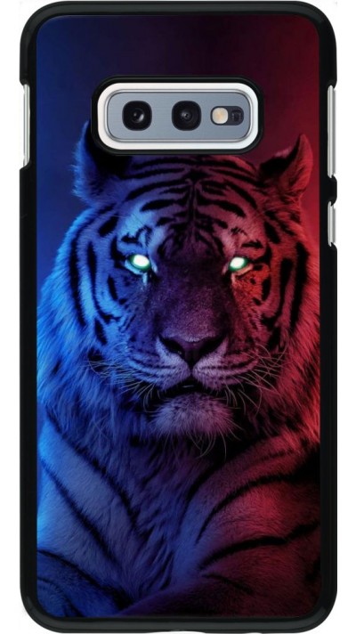 Coque Samsung Galaxy S10e - Tiger Blue Red