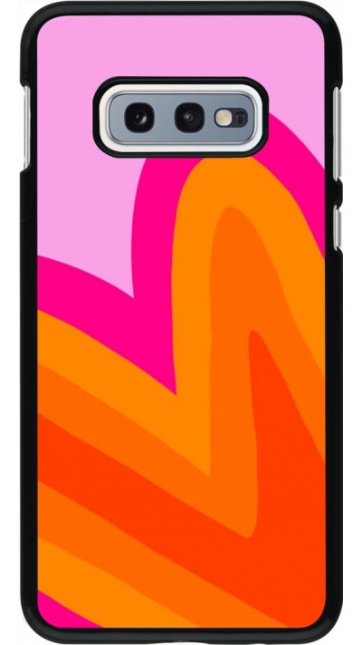 Samsung Galaxy S10e Case Hülle - Valentine 2024 heart gradient