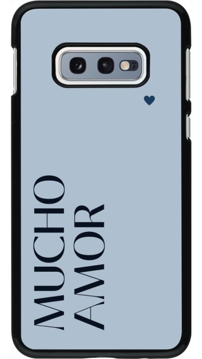 Samsung Galaxy S10e Case Hülle - Valentine 2024 mucho amor azul