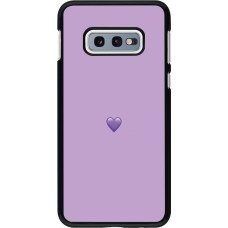 Samsung Galaxy S10e Case Hülle - Valentine 2023 purpule single heart