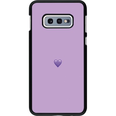 Coque Samsung Galaxy S10e - Valentine 2023 purpule single heart