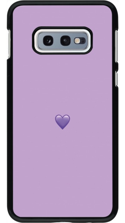 Coque Samsung Galaxy S10e - Valentine 2023 purpule single heart