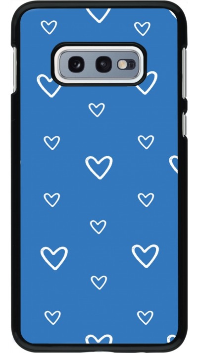 Coque Samsung Galaxy S10e - Valentine 2023 blue hearts