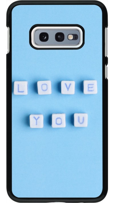 Coque Samsung Galaxy S10e - Valentine 2023 blue love you