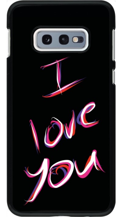 Coque Samsung Galaxy S10e - Valentine 2023 colorful I love you