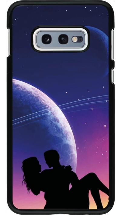 Coque Samsung Galaxy S10e - Valentine 2023 couple love to the moon