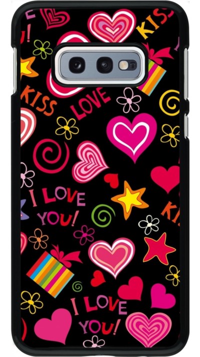 Coque Samsung Galaxy S10e - Valentine 2023 love symbols