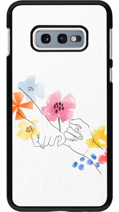 Coque Samsung Galaxy S10e - Valentine 2023 pinky promess flowers