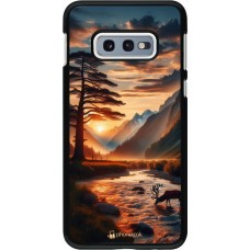 Coque Samsung Galaxy S10e - Valley Sunset Deer Tree