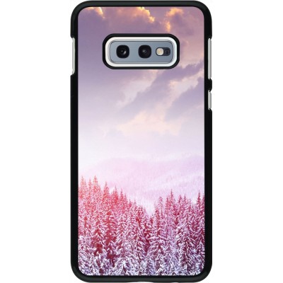 Samsung Galaxy S10e Case Hülle - Winter 22 Pink Forest