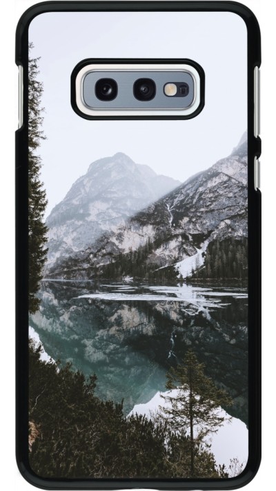 Coque Samsung Galaxy S10e - Winter 22 snowy mountain and lake