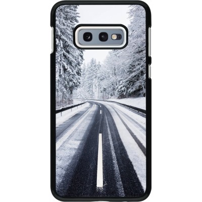 Samsung Galaxy S10e Case Hülle - Winter 22 Snowy Road