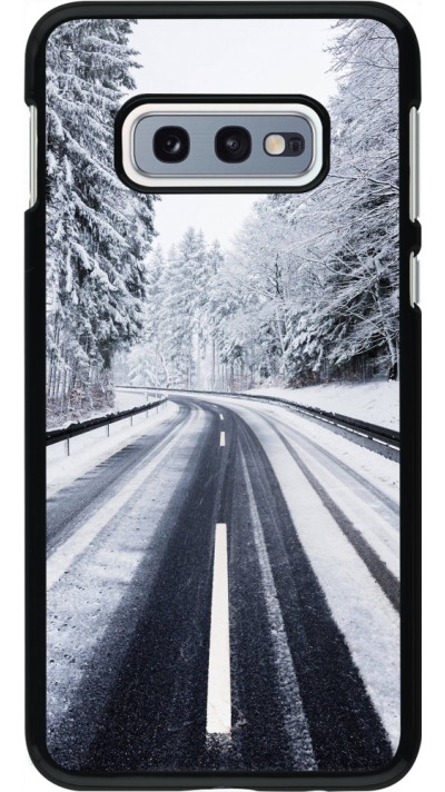 Coque Samsung Galaxy S10e - Winter 22 Snowy Road