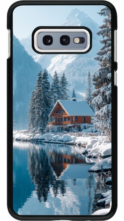 Coque Samsung Galaxy S10e - Winter 25 Winter house forest day