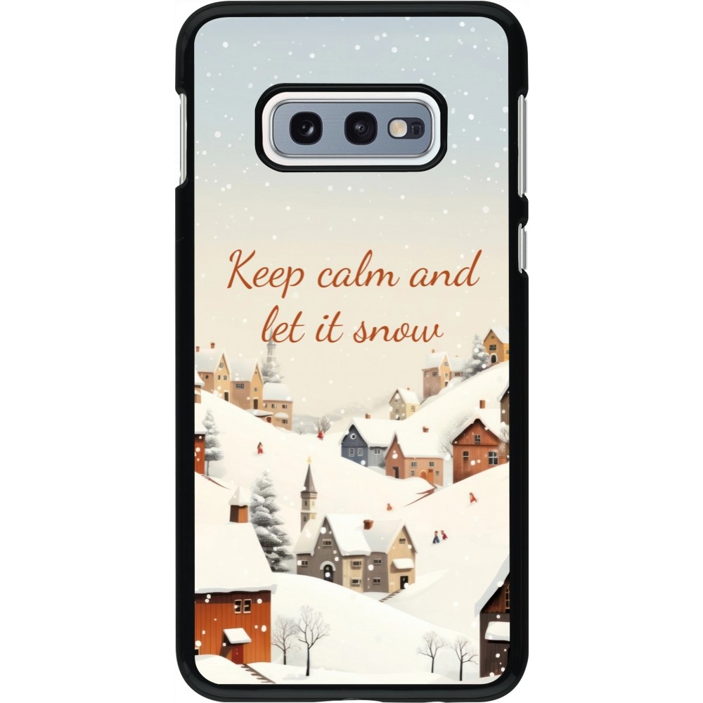 Coque Samsung Galaxy S10e - Winter 25 Winter Keep calm and let it snow