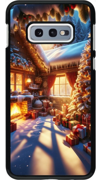 Coque Samsung Galaxy S10e - Noël Chalet Féerie