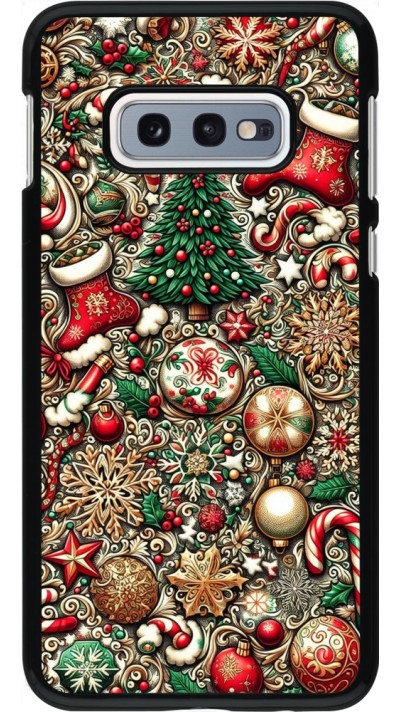 Coque Samsung Galaxy S10e - Noël 2023 micro pattern