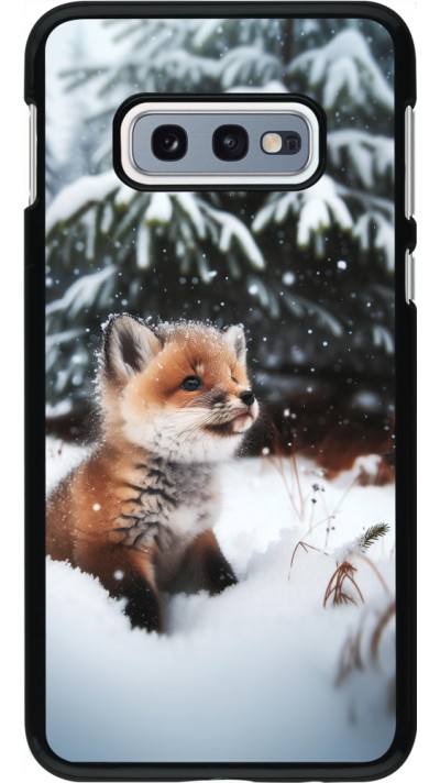 Coque Samsung Galaxy S10e - Noël 2023 Renardeau sapin