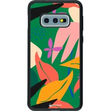 Coque Samsung Galaxy S10e - Silicone rigide noir Abstract Jungle