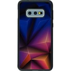 Coque Samsung Galaxy S10e - Silicone rigide noir Abstract Triangles 